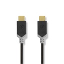 Nedis CCBW64700AT20 USB 3.2 Gen 1-Kabel USB-C 60 W 4K@60Hz 5 Gbps Verguld 2m Zwart 