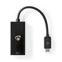 Adaptateur USB 3.2 Gen 1 Nedis CCGP64452BK02 USB-C - Mini DisplayPort femelle 8K à 60 Hz 20 cm Noir