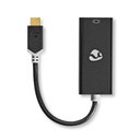 Nedis CCBW64452AT02  USB 3.2 Gen 1 Adapter USB-C- Mini DisplayPort Vrouwelijk 20cm Verguld Zwart