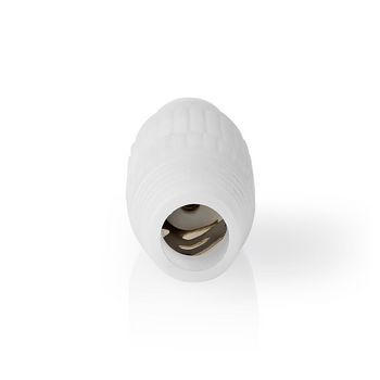 Adaptateur coaxial Nedis CSBW40980WT 2x Coax femelle nickelé 75 ohms blanc