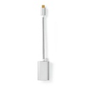 Nedis CCTB64680AL02 USB 3.2 Gen 1 Adapter USB-C - HDMI / USB-C 4K@60Hz 60W 20cm Gold-plated Silver