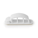 Nedis CMGC22033WT Cable Clip Locked 3 Slots 7.5 mm Max Cable Thickness White 3 Pieces