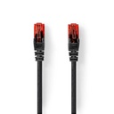 Nedis CCGB85900BK200 CAT6 Netwerkkabel RJ45 U/UTP 20m Buitenshuis PVC Zwart 