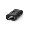 Nedis CCGP64900BK USB 3.2 Gen 2-Adapter 2x USB-C Vrouwelijk 4K@60Hz 10 Gbps Zwart