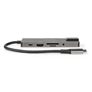 Nedis CCBW64775AT02 USB 3.2 Gen 1 Multi-Port Adapter 10 in 1 Verguld Zwart