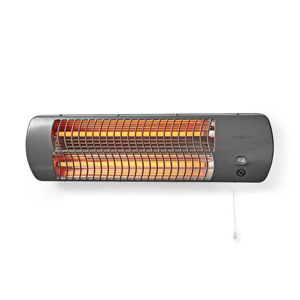 Nedis HTBA10GY Badkamer verwarming 1200 W IPX4 Grijs