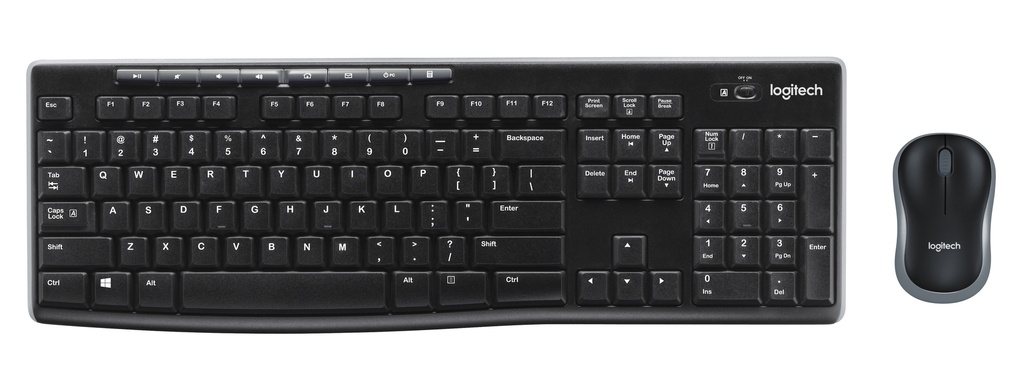 Logitech 920-004524 MK270 Combo clavier et souris sans fil USB-A noir