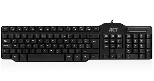 ACT wired Azerty keyboard USB A - AC5475 