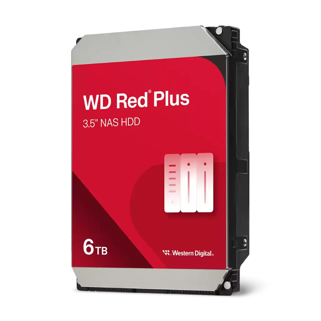 Western Digital WD60EFPX Red Plus NAS HDD 3.5" 6TB SATA 