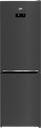 Réfrigérateur-congélateur combiné Beko RCNE366E70ZXBRN 186 cm 323 l 133 kWh/an Noir