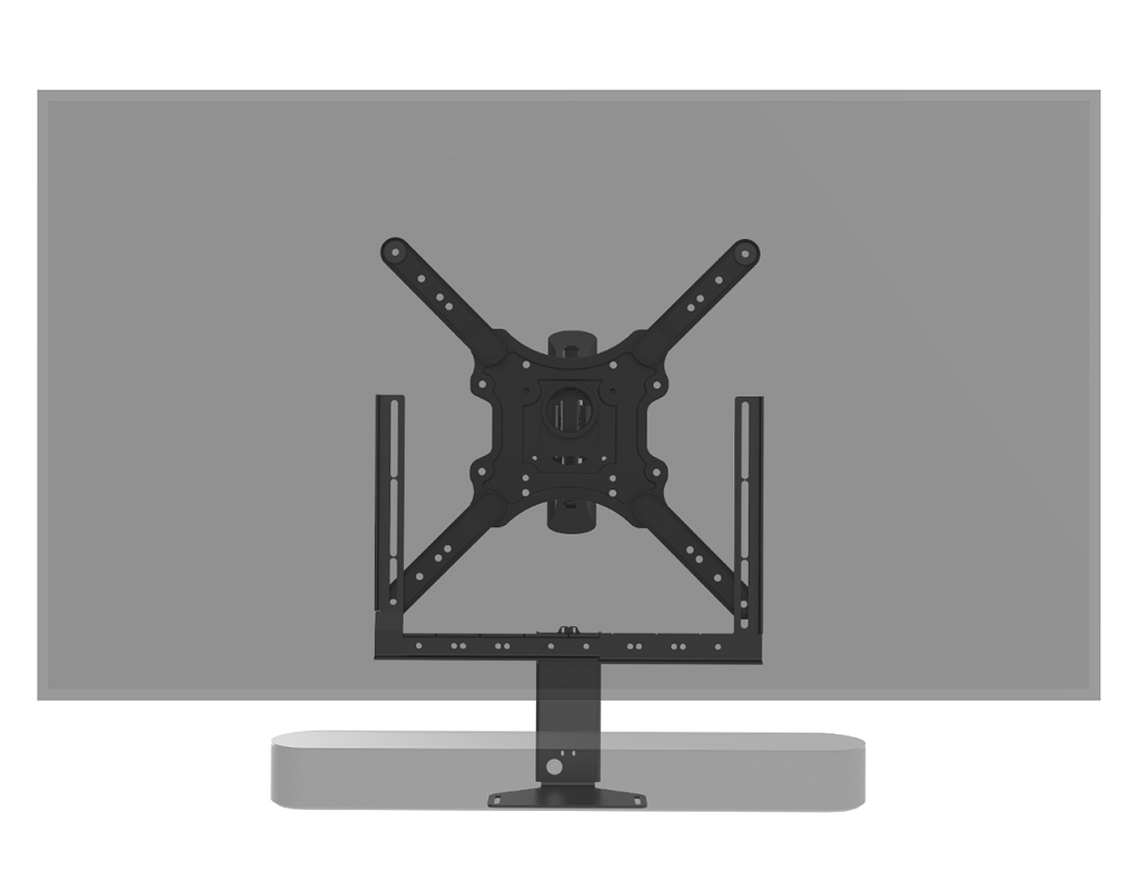 Cavus WME102SB Draaibare muurbeugel geschikt voor 32 - 55  Inch TV & Sonos Beam zwart