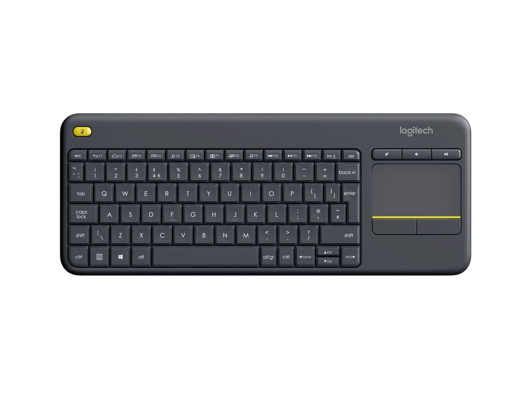 Logitech wireless touch keyboard K400 AZERTY (black)