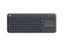 logitech wireless touch keyboard k400 bl