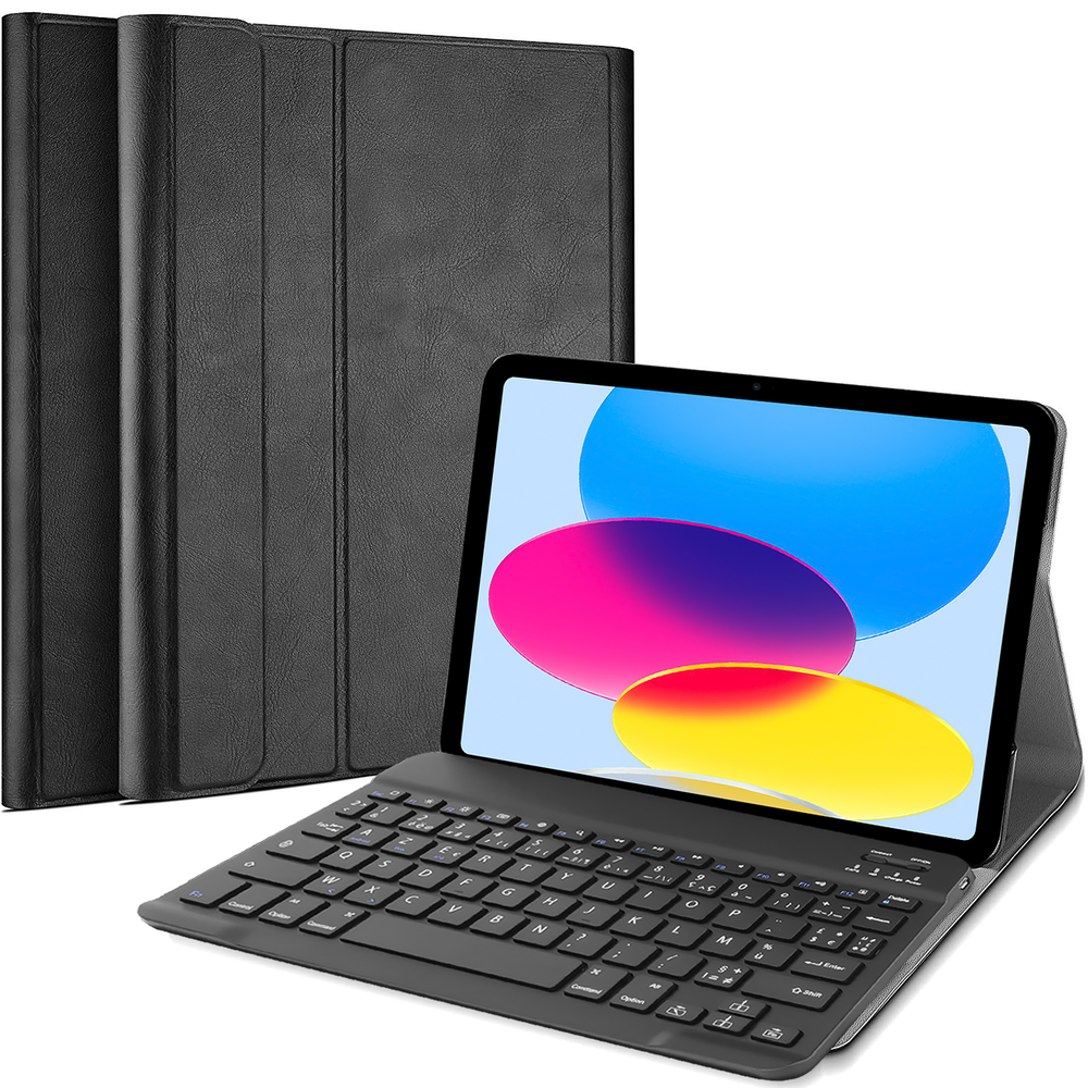 Just in Case 4827633 Hoes met Toetsenbord Ipad 10e Generatie AZERTY Zwart