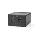 Nedis ASPL2512BK TosLink-Splitter S/PDIF, LCPM, DTS Zwart