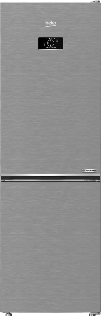 Beko B5RCNE365HXB Koel/vries-combi 187cm 316l 198 kWh/jaar Grijs