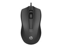 HP 6VY96AA#ABB 100 Wired Mouse Ambidextrous Black 