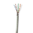Nedis CCBG8524GY305S Netwerk Kabel Rol CAT6 S/FTP 305m Binnenshuis Grijs