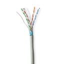 Nedis CCBG8522GY50S Network Cable Roll CAT6 F/UTP 50m Indoor Grey