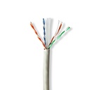 Nedis CCBG8525GY305S Network Cable Roll CAT6 U/UTP Copper 305m Indoor LSZH Gray