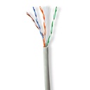 Nedis CCBG8520GY305 Netwerk Kabel Rol CAT6 U/UTP 305m Binnenshuis Grijs