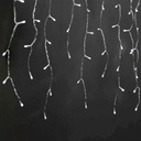 Nedis CLLC180C Decorative Icicle Light 180 LEDs Cool White 5.9m 7 Effects Indoor & Outdoor