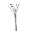 Câble réseau Nedis CCBG8522GY300S, câble d'intérieur CAT6 F/UTP, 305 m, gris