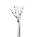 Nedis CCBG8535GY305S Network Cable Roll CAT6a U/UTP Copper 305m Indoor LSZH Gray