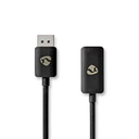 Nedis CCGP37108BK02 DisplayPort Adapter DisplayPort - HDMI Female 8K@30Hz Nickel-plated 20cm Black