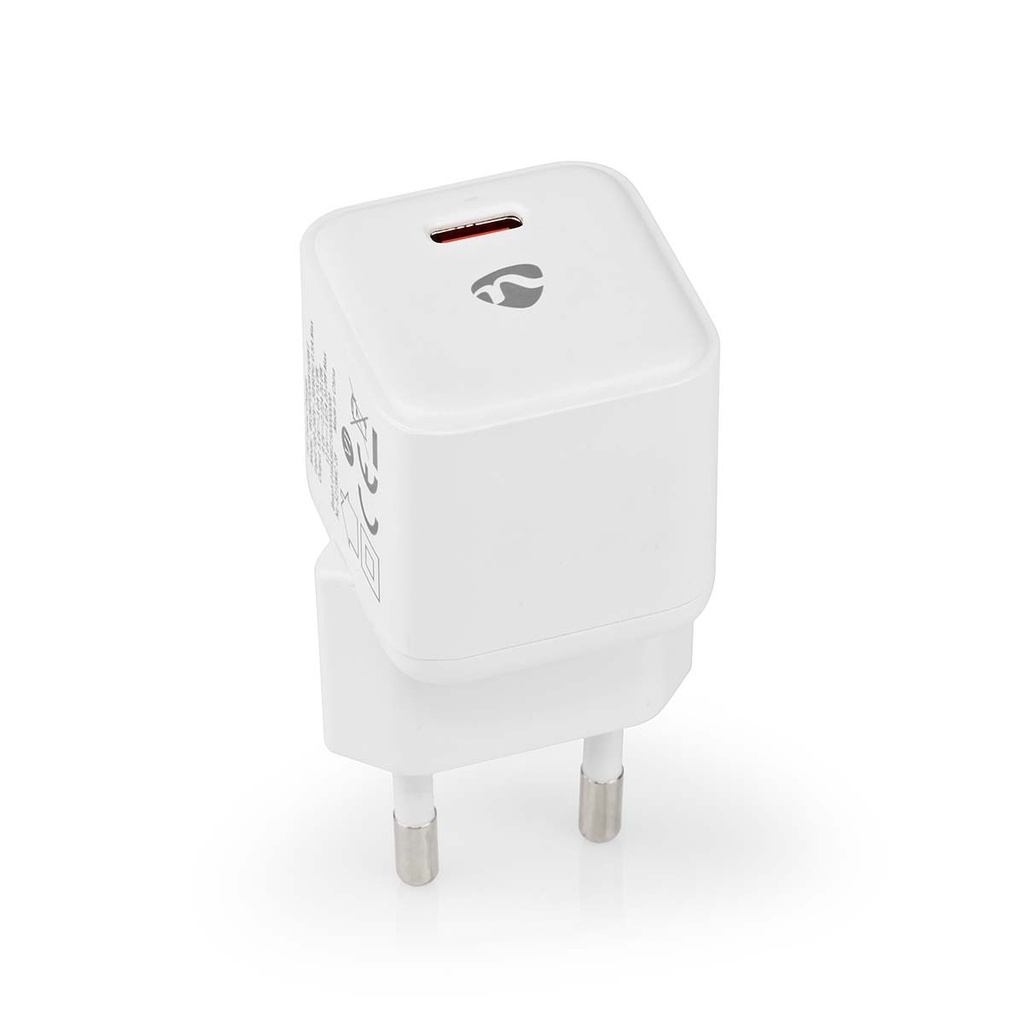 Chargeur Nedis WCMPD20W100WT 20 W USB-C Blanc