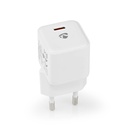 Chargeur Nedis WCMPD20W100WT 20 W USB-C Blanc