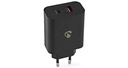 Nedis Netadapter 65W USB-A/USB-C - WCPD65W130BK