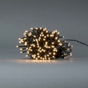 Nedis CLBO192 Christmas Lights on Battery 192 LEDs Warm White 14.4m 7 effects Indoor & Outdoor