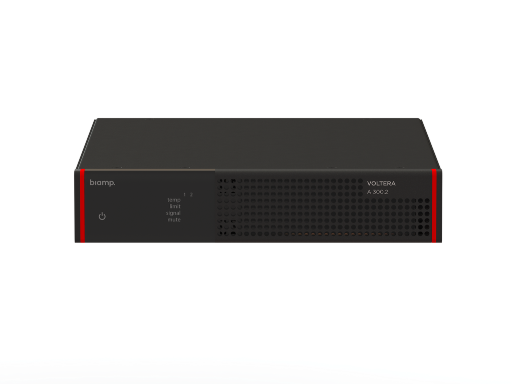 Biamp Voltera A 300.2 2 Kanaals Eindversterker Analoog 300W 