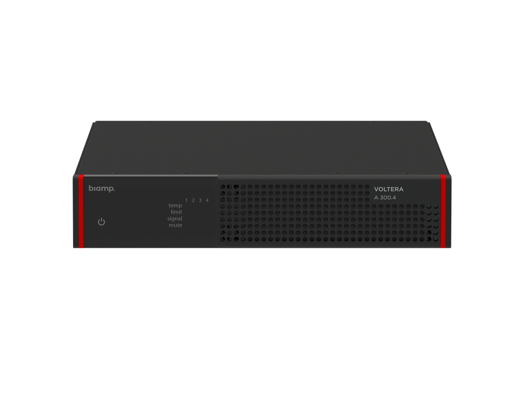 Biamp Voltera A 300.4 4 Kanaals Eindversterker Analoog 300W 