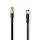 [CSGB02400BK100] Nedis CSGB02400BK100 Coax Cable Gold Plated 50Ohm Double Shielded 10m Black