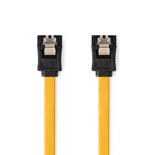 [CCGB73250YE05] Nedis Sata cable 7-pin Female 0.5m 6Gbps Yellow - CCGB73250YE05