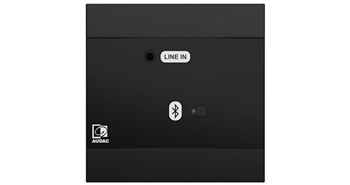 [NWP300/B] Audac - NWP300/B -Netwerkingangspaneel   BT + 3,5 mm jack 4 CH   