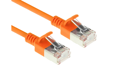 [DC7102] ACT U/FTP cable 2m LSZH CAT6A Snagless Orange - DC7102