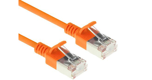 [DC7101] ACT U/FTP cable 1m LSZH CAT6A Snagless Orange - DC7101