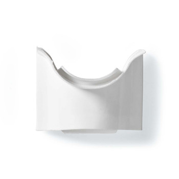 [CMDT4510WT] Nedis CMDT4510WT Cable Duct Corner Piece Inside 16mm Maximum Diameter Tube PVC White