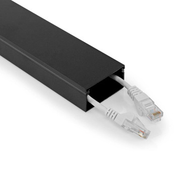 [CMDT5025BK110] Nedis CMDT5025BK110 Cable Duct 25mm Maximum Diameter 1.1m Black