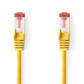 [CCGL85221YE10] Nedis CCGL85221YE10 CAT6 Network Cable S/FTP 1m Yellow
