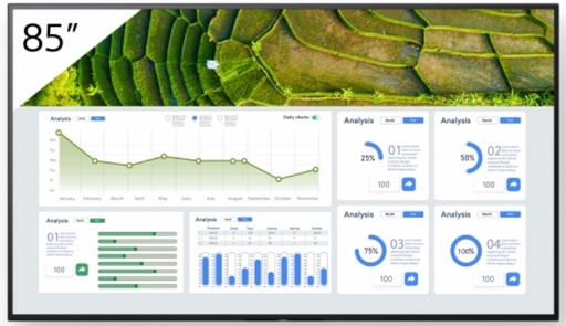 [FW-85BZ30L] Écran professionnel Sony FW-85BZ30L 85" 4K HDR 440 Nits Utilisation 24h/24 et 7j/7