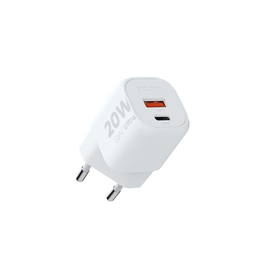 [XEC020] Xtorm XEC020 20W GaN2 power adapter USB-C & USB-A