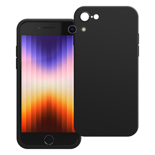 [8111128] Just in Case 8111128 Premium Liquid Color TPU Case iPhone 7/8/SE 2020/2022 Zwart
