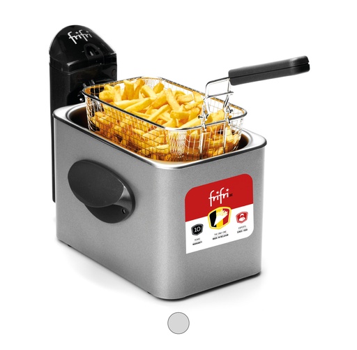 [F1900] Frifri F1900 Deep Fryer Mini 2.5l 2000Watt Gray