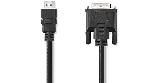 [CCGL34800BK30] Nedis CCGL34800BK30 Adapter cable from HDMI to DVI-D 3.0 m
