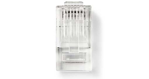 [CCGB89305TP] Nedis RJ45 Connector Cat6 U/UTP 10Pcs - CCGB89305TP