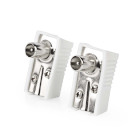 [CSGB40900WT] Nedis CSGB40900WT Coax Connector Angled Nickel Plated 75 Ohm Screw 7.0 mm Maximum diameter White 2 Pieces